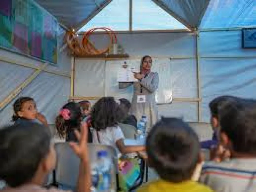 From Shelters to Schoolwalls -  Gaza Children Resume Classes