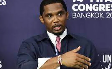 SAMUEL ETO BAGS ANOTHER TERM AS THE PRESIDENT OF THE CAMEROON FOOTBALL  FEDERATION