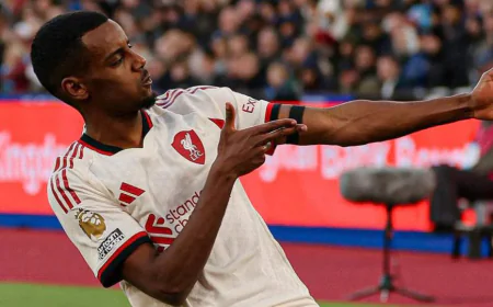 Alexander Isak Scores His First Goal For Liverpool