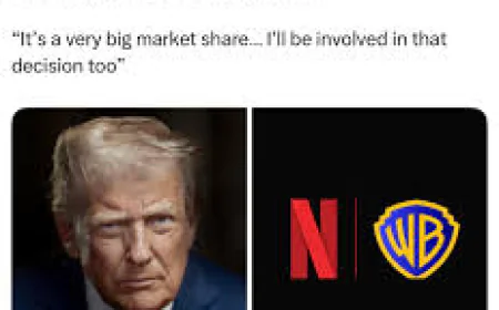 President Trump Questions Netflix’s Dominance in Blockbuster Merger