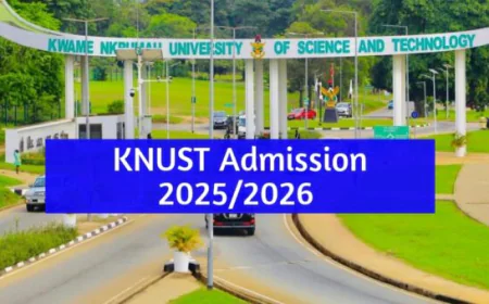 2025/2026 KNUST Admissions: Guide for Fee Payment, Student Accommodation and Pending Admissions