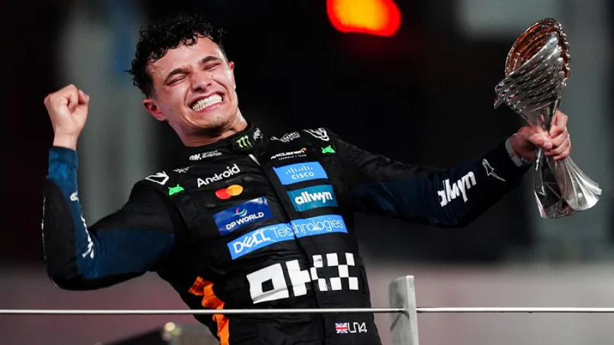 LANDO NORRIS CROWNED AS  CHAMPIONSHIP WINNER