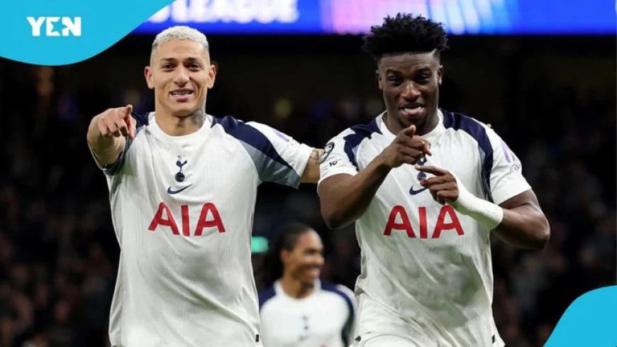 Mohammed Kudus Scores First Champions League goal Since 2022 with Tottenham Hotspur
