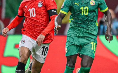 SENEGAL SURGE TO THE AFCON FINAL BY BEATING EGYPT  1 : 0