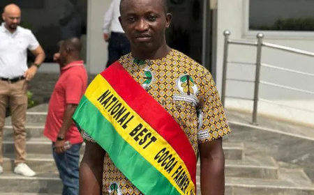STOP POLITICISING GHANA'S COACOA SECTOR -- NATIONAL BEST COCOA FARMER WARNS GHANAIANS