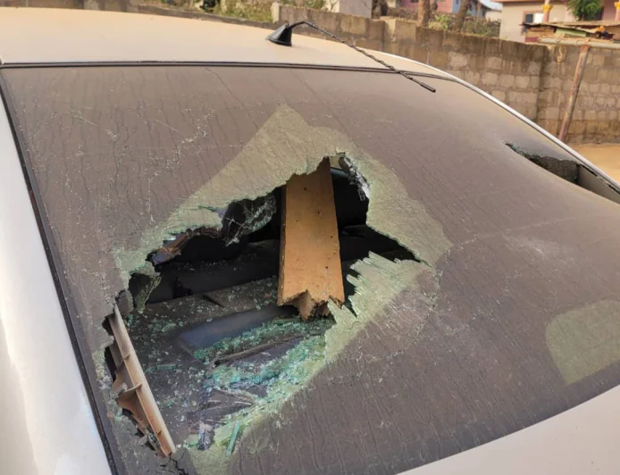 SOME YOUTH IN MANSO CLASH, DESTROY PROPERTIES OF CHIEF AND QUEEN MOTHER 