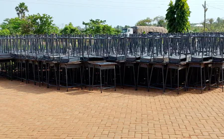 Techiman North Education Directorate receives 1,000 school furniture