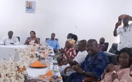 Techiman North DCE honors revenue collectors, urges improved performance