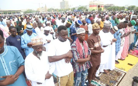 Government of Ghana Announces Dates for Eid-Ul-Fitr and Shaqq Day Celebrations