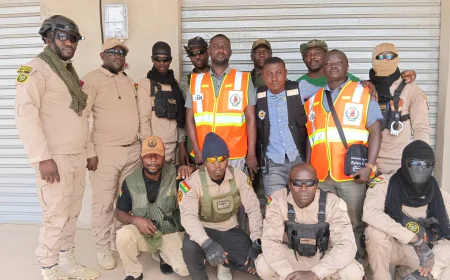 Gomoa East Security Task Force Hits Beaches to Secure Easter Celebrations