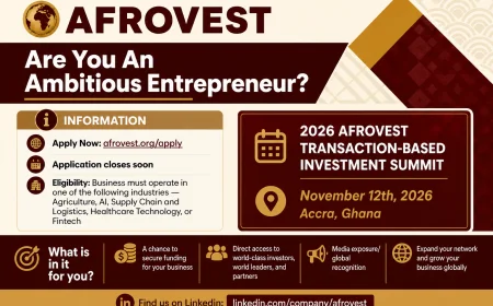 2026 Afrovest Global Investment Summit Application