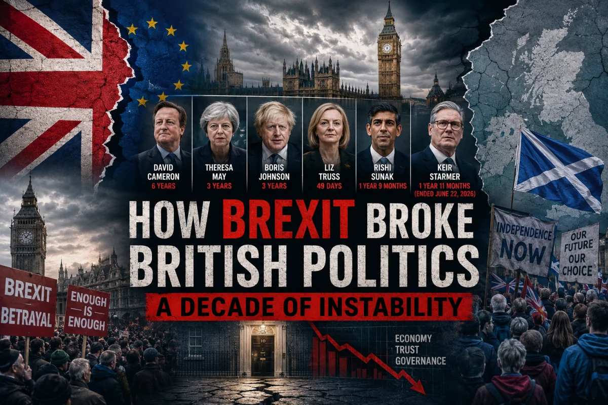 How Brexit Broke British Politics: A Decade of Instability