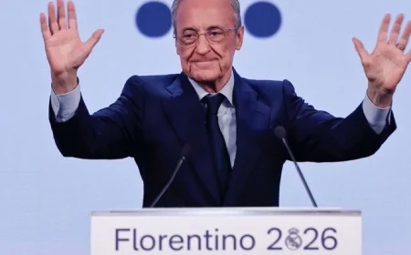 FLORENTINO PEREZ CRUISES TO VICTORY WITH 65% BACKING: MADRID EXTENDS HIS ERA TO 2030