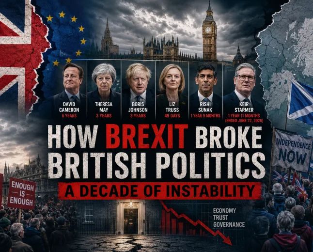 How Brexit Broke British Politics: A Decade of Instability