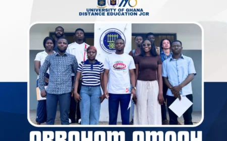 UGDE JCR Presidential Aspirant Abraham Amoah Champions Financial Support for Students