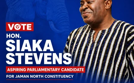 Hon. Siaka Stevens Rescinds NPP Regional Chairman Bid to Contest Parliamentary Primaries