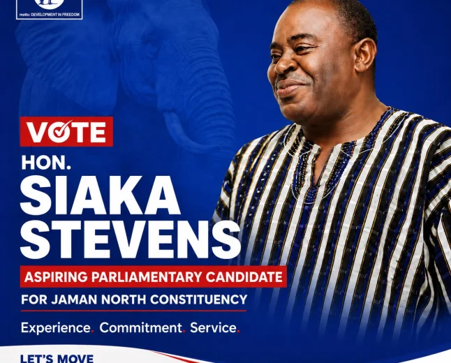 Hon. Siaka Stevens Rescinds NPP Regional Chairman Bid to Contest Parliamentary Primaries