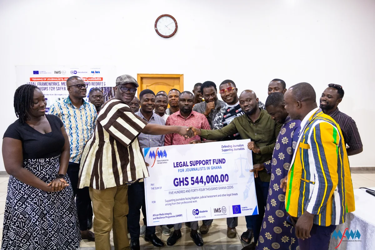 MFWA training strengthens journalists’ understanding of media law and rights