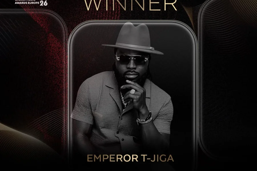 Emperor T-Jiga wins Best Diaspora Afrobeat Artist of the Year at Ghana Music Awards Europe 2026 