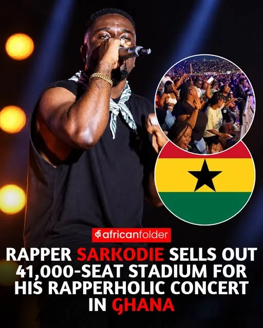 SARKODIE MAKES HISTORY IN KUMASI AS RAPPERHOLIC 2026 DRAWS THOUSANDS TO BABA YARA SPORTS STADIUM