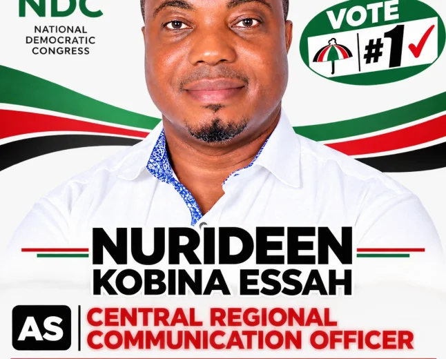 C/R: NURIDEEN KOBINA ESSAH CALLS FOR PEACE, FAIRNESS AND UNITY IN THE NDC CONSTITUENCY ELECTIONS. 
