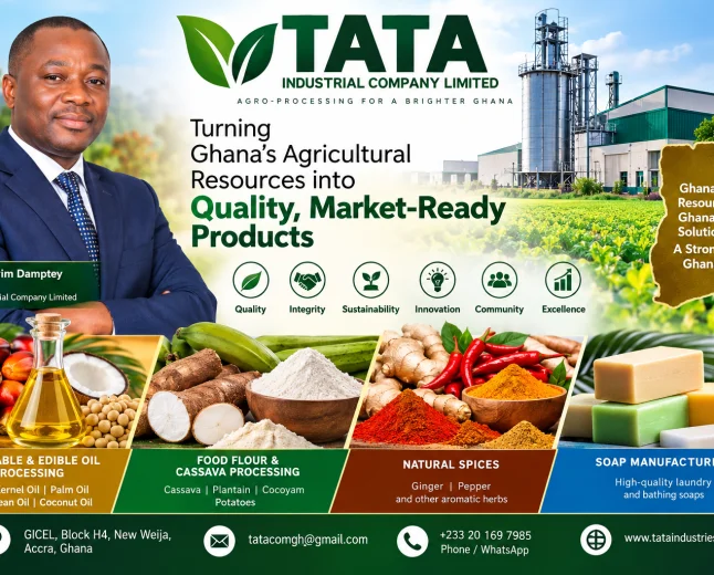 Tata Industrial Company Limited: Building Ghana’s Industrial Future Through Agricultural Value Addit...