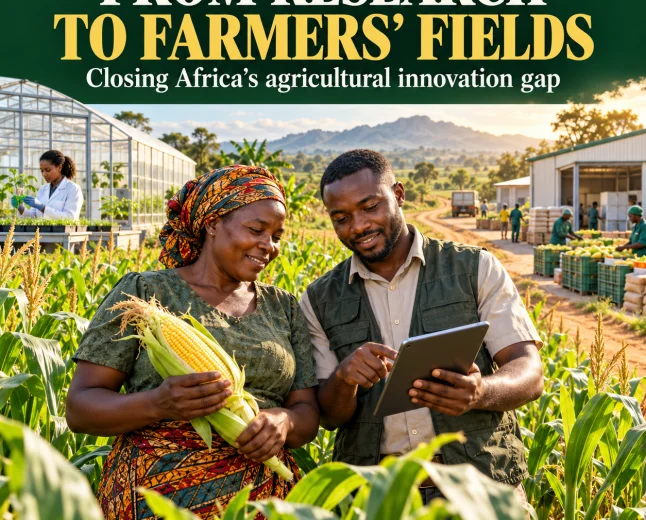 From Research Stations to Farmers’ Fields: Africa Must Close Its Agricultural Innovation Gap